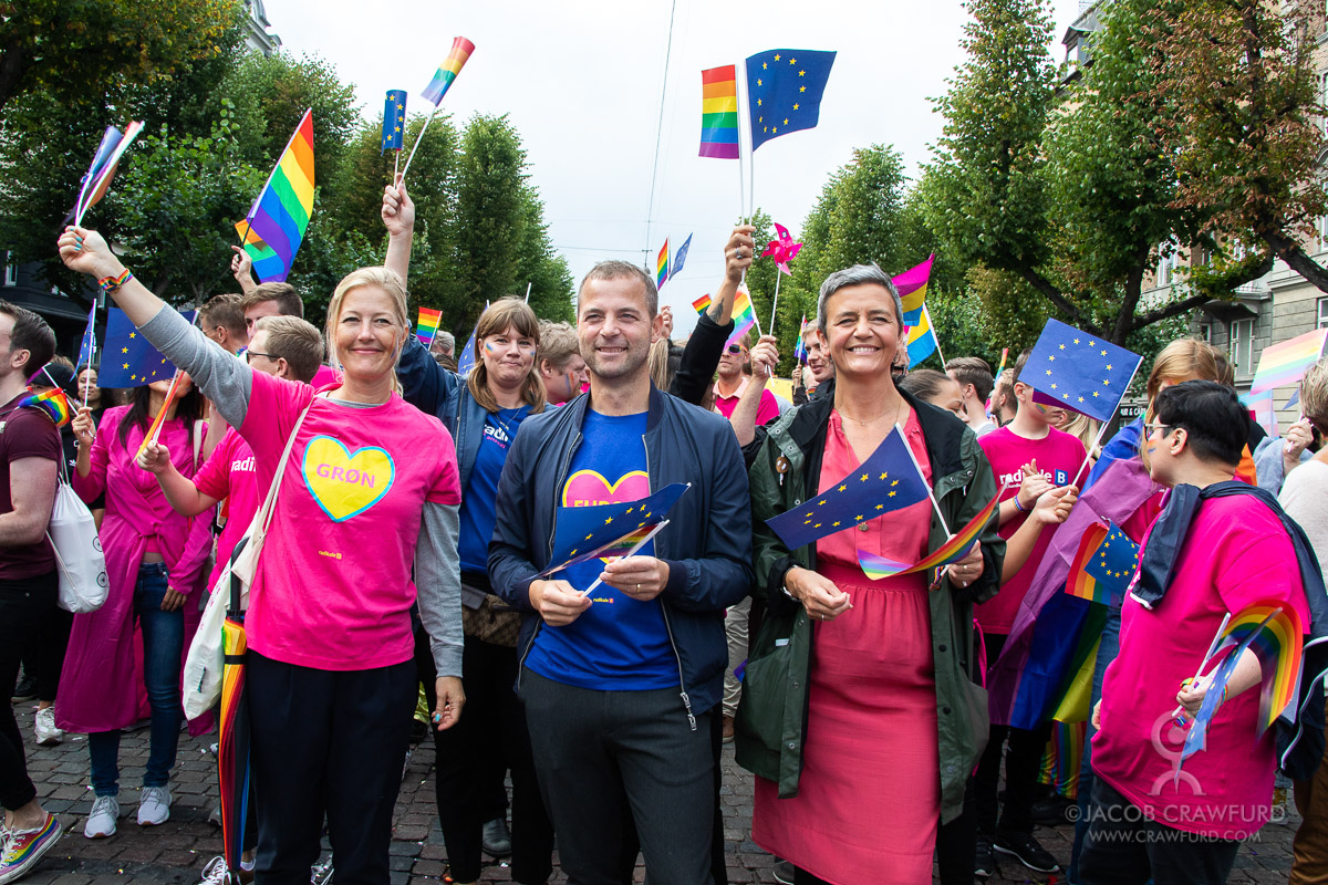 Politicians at Copenhagen Pride