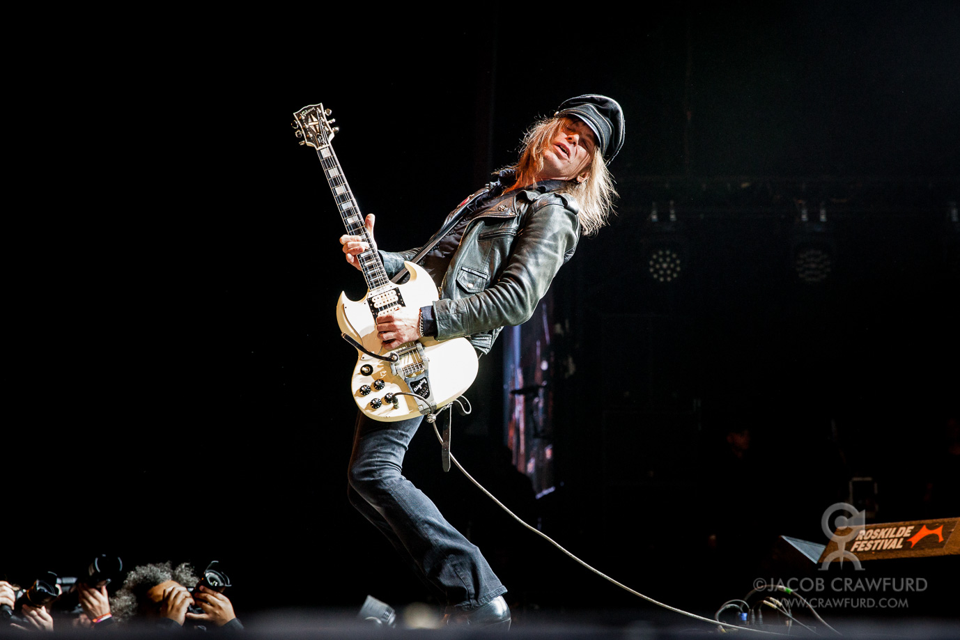 Nicke Andersson with The Hellacopters (Sweden), Arena © Photo: Jacob Crawfurd