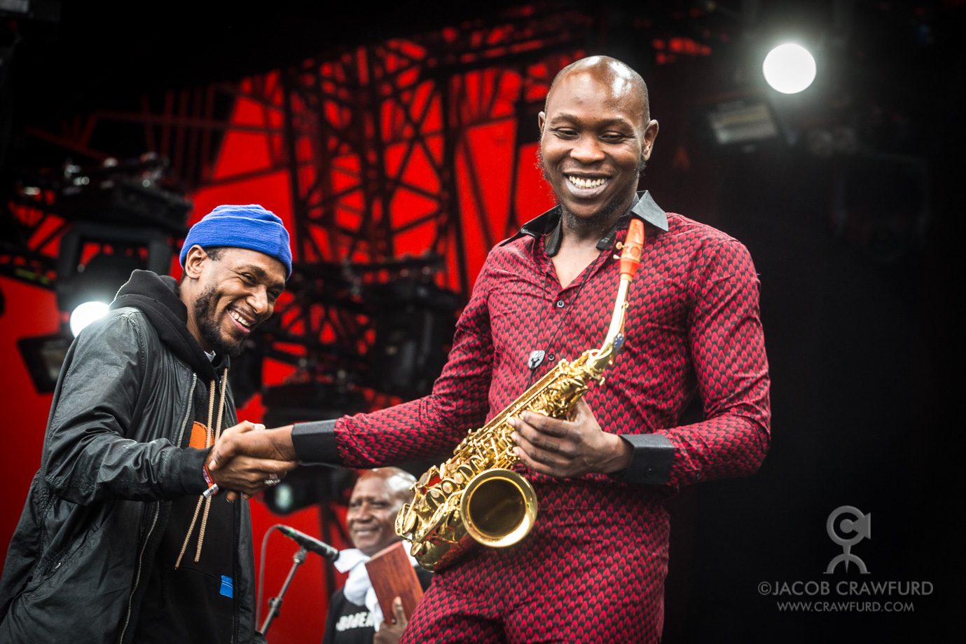 Seun Kuti ft. Yasiin Bey (Nigeria), Orange © Photo: Jacob Crawfurd